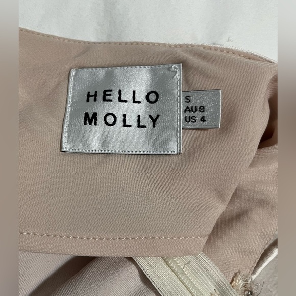 Hello molly Wanted on dance floor midi dress champagne - Picture 4 of 5